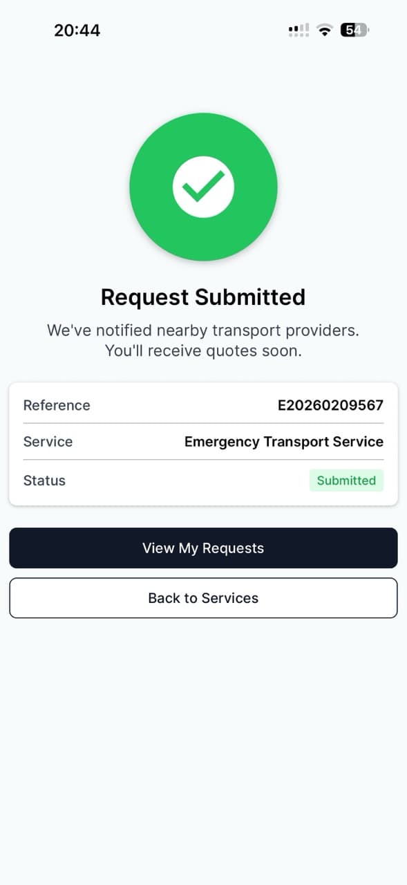 Request Submitted