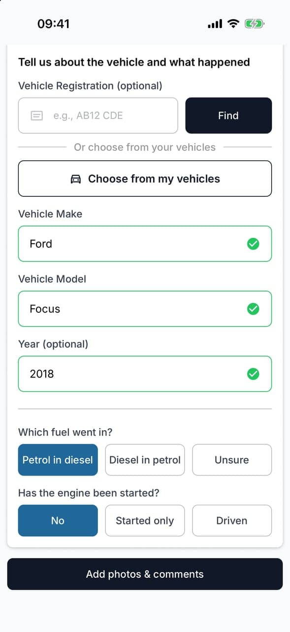 The Vehicle and the Fuel