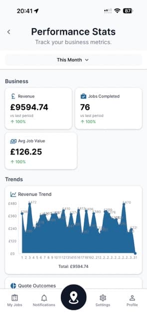 Supplier App Interface