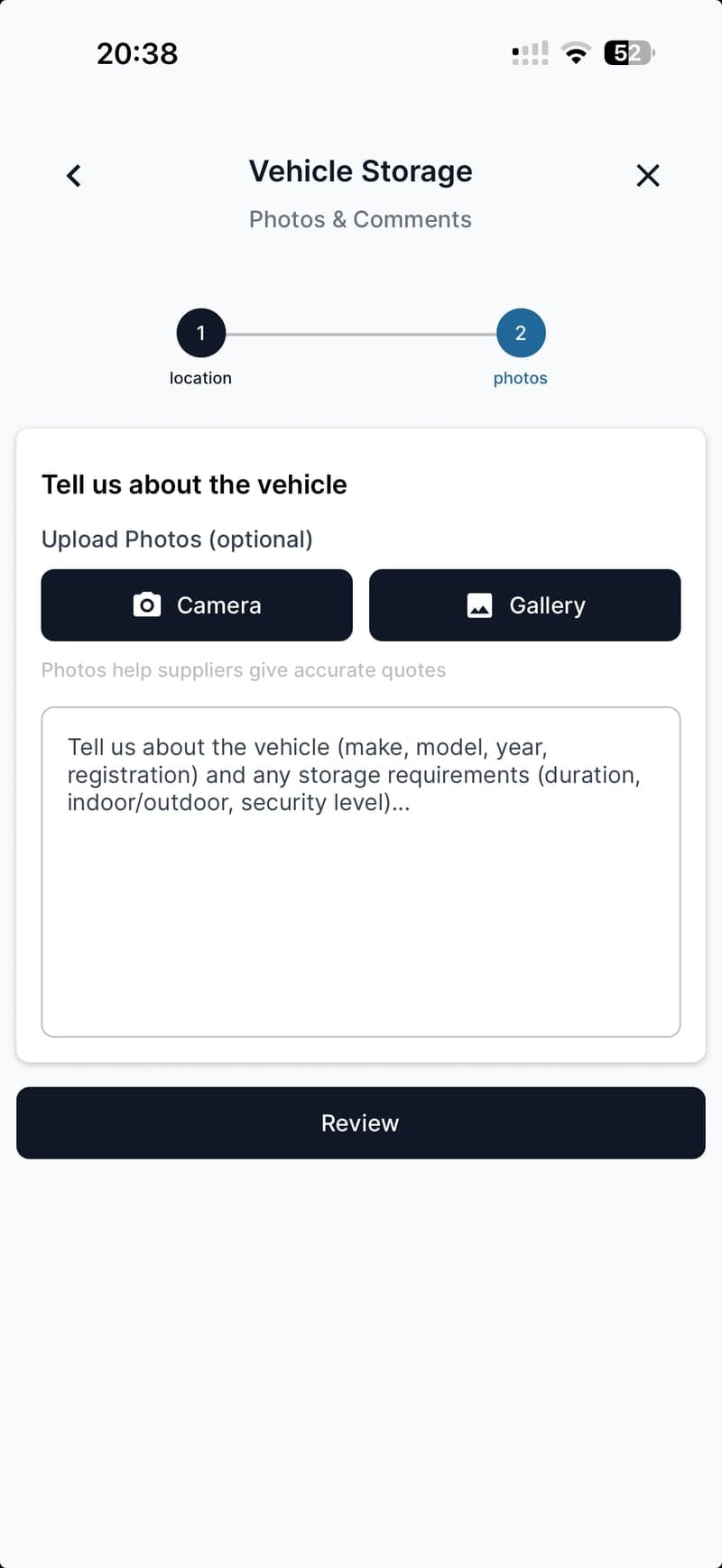 Vehicle & Photos