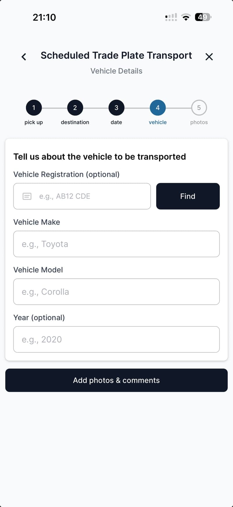 Vehicle Details